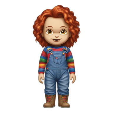 Poupée Chucky sticker