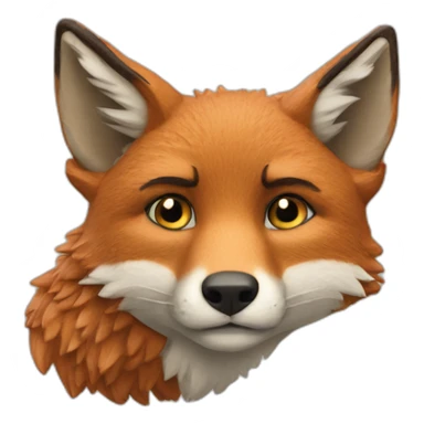 Blauer Fuchs sticker