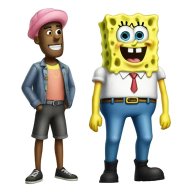 Spongebob and patrick sticker