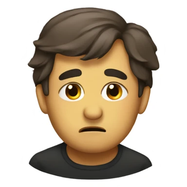 sad croisant sticker