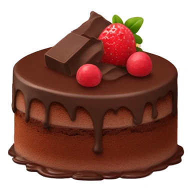 Chocolate mousse cake sticker