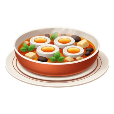 Homemade dishes on a plate, warm cozy colors, simple shapes, flat design, high contrast, friendly and inviting. sticker