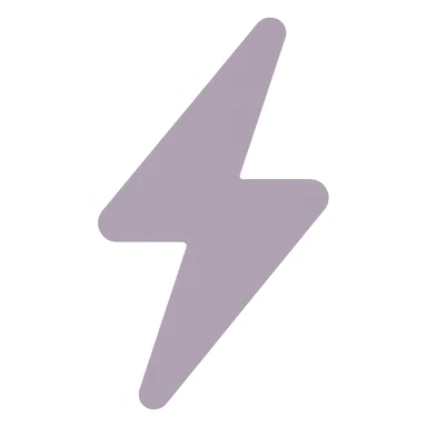 A dull purple Thunderbolt sticker