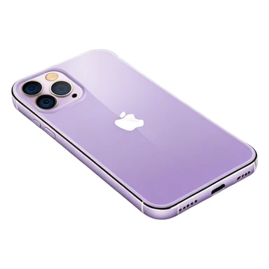 Pale Purple iPhone 14 Pro Max sticker