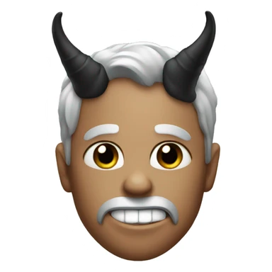 black heart with horns  sticker