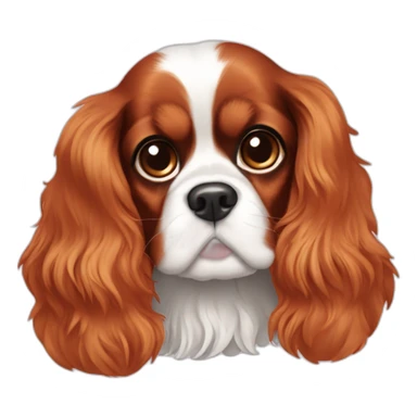 Cavalier King Charles tricolor  sticker