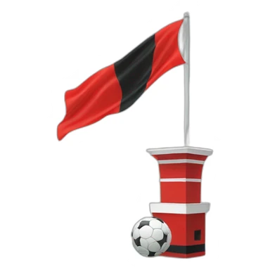 stade rennais drapeau sticker