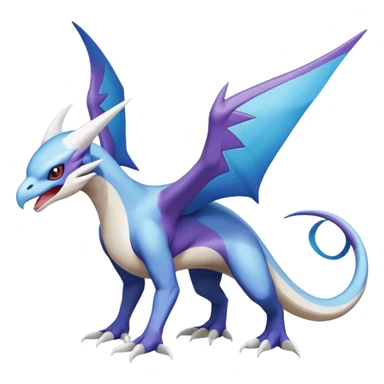 Noivern-Latios-Lugia-Fakémon-hybrid-creature (full body)  sticker