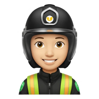 ojek online driver sticker