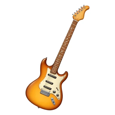 a single electric guitar sticker