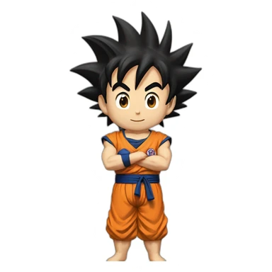does goku clean nuts? sticker