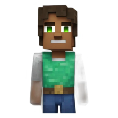 minecraft man sticker