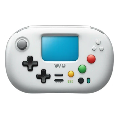 Nintendo Wii u console and Wii u gamepad sticker