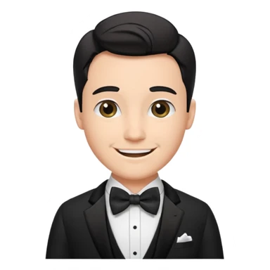 gay man groom sticker