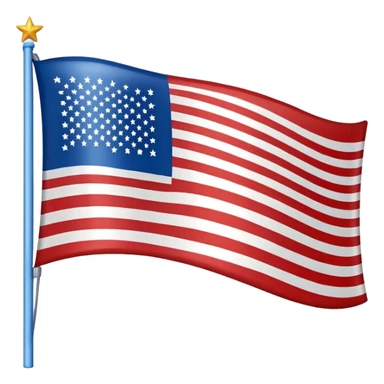 quiero un emoji de USA con su bandera sticker