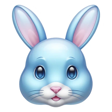 crystal bunny sticker