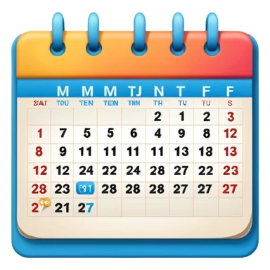 calendar sticker