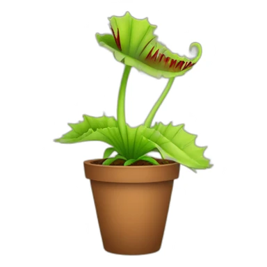 venus flytrap sticker