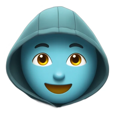 Chat avec une cagoule sticker