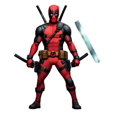 Deadpool y wolwerine  sticker
