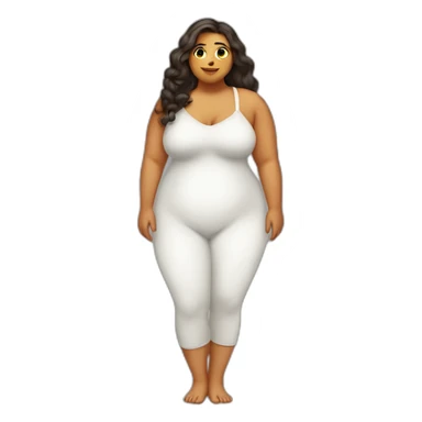 full body plump beauty-in-a-g=string sticker