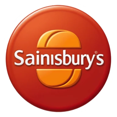 Sainburys logo sticker