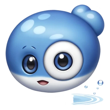 Poliwag Pokémon, simple and cute sticker