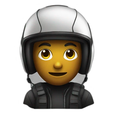 tmax noir sur personne avec casque noir sticker