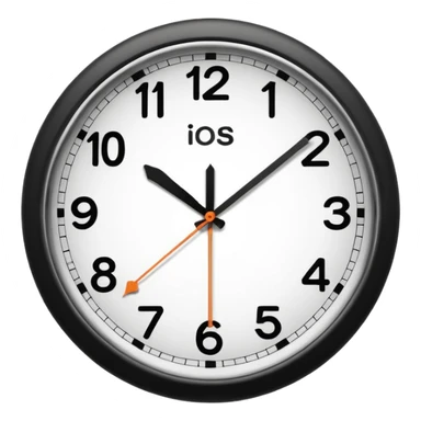 make Clock without numbers  sticker