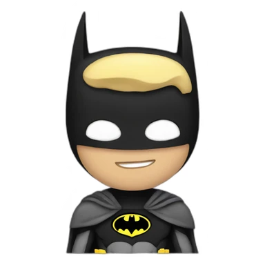 batman with heart sticker