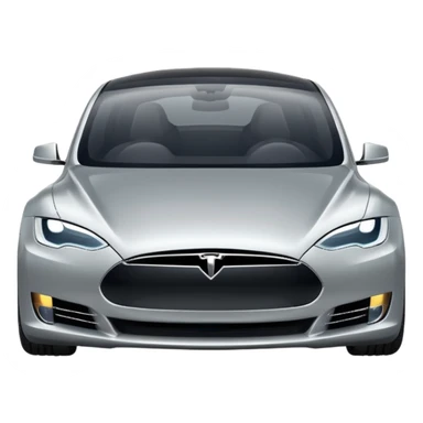 Voiture tesla sticker