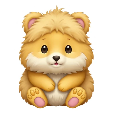 a baby animal sticker