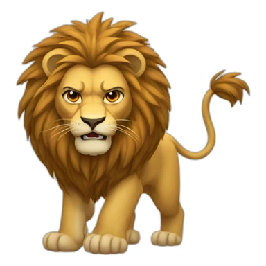 lion - royal - angry sticker
