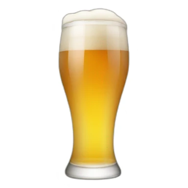 Smiling cute glass of beer sticker