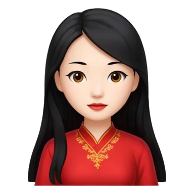 A Chinese woman  sticker