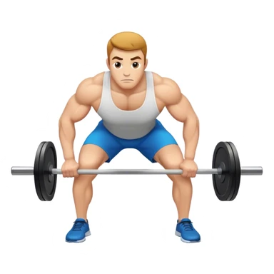 heavy bent-over row exercise sticker