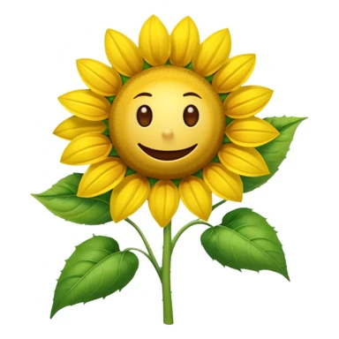 An exact  picture of the sunflower from Plants vs. Zombies sticker