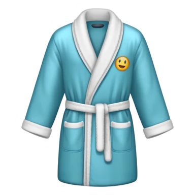 bathrobe sticker