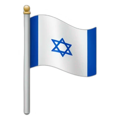 Crossed israelflag sticker
