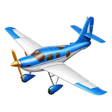 A small propeller airplane with wings and tail but with a realistic goose head at the front instead of a cockpit sticker