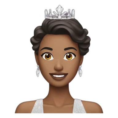 Miss universe sticker