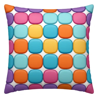 colorful pillow  sticker