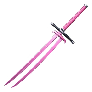 pink katana sticker