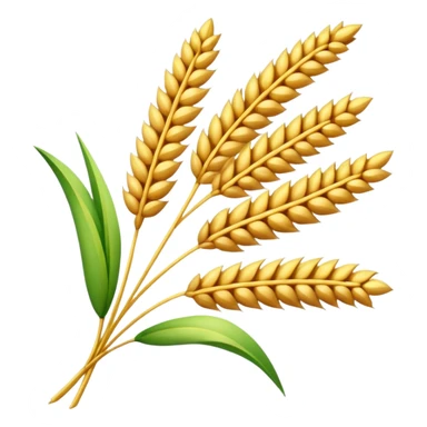 a sprig of wheat sticker