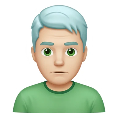 ice man with green shirt sticker