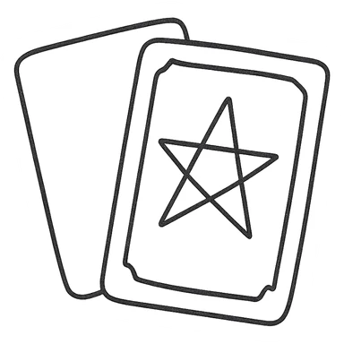 tarot cards sticker