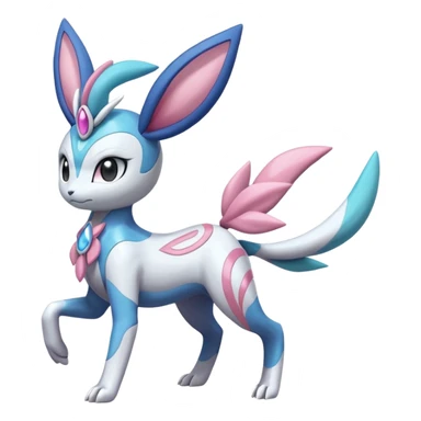 Meloetta-Sylveon-Dialga-Suicune-Palkia-fusion sticker