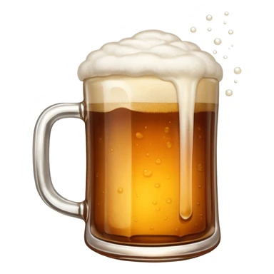 A frothy mug of kvass sticker
