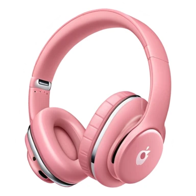 pink Apple AirPods Max headphones sticker