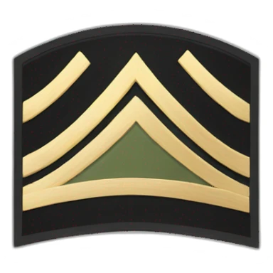 Army rank sticker
